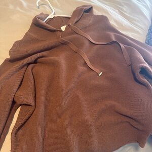 Softest Cyrus Sweater Hoodie - worn once - gorgeous rust color